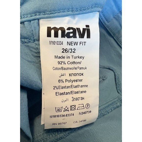 Mavi Women Stretch Bootcut Jean Sz 26 - 32 NWT Blue 4 Pocket - Picture 6 of 8